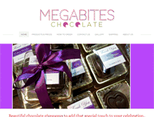 Tablet Screenshot of megabiteschocolate.com